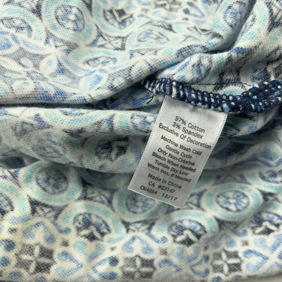 Talbots Sleeveless Shift Dress Medallion Print V-Neck Casual Pullover MEDIUM - Picture 8 of 10